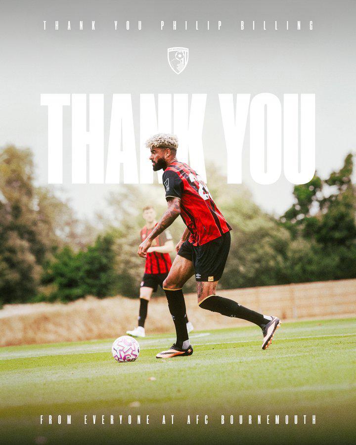 九游登录入口-官方：伯恩茅斯中场菲利普·比林转会丹麦球队中日德兰